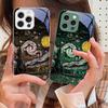 Oil Painting Starry Sky For iPhone 16 E 15 14 13 Plus 12 Mini 11 Pro Max XR Xs Max X 7 8 6 6S 2022 Tempered Glass Phone Case