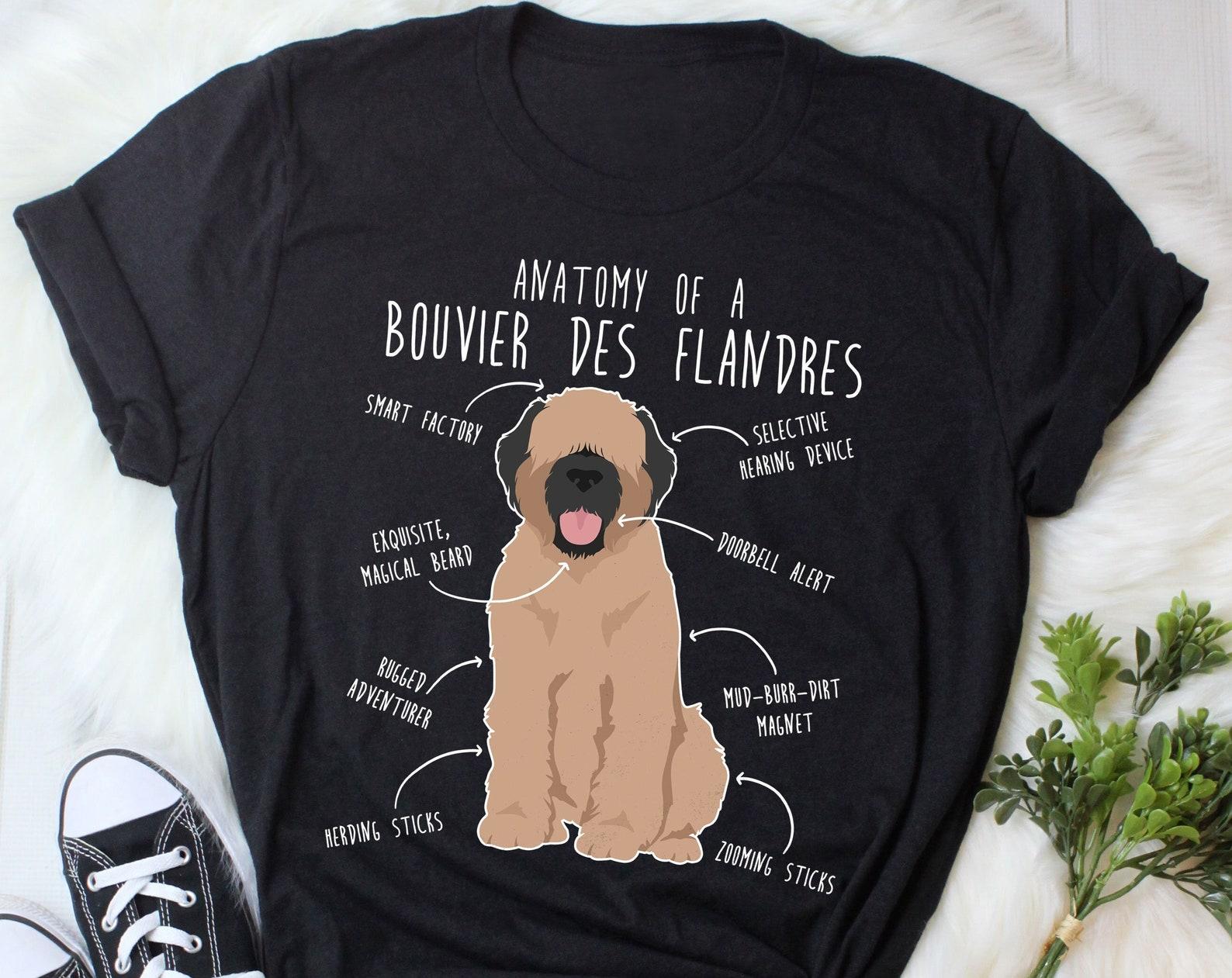 Bouvier Des Flandres Shirt, , Cream Fawn Bouvier, Dog Lover Gift, Cute Dog T-shirt, Pet Lover Tshirt, Tee, Dog Mom, Dog Dad 100