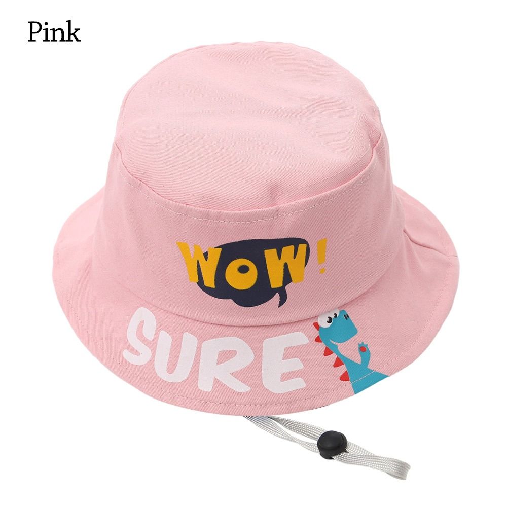 

Милая детская шляпа-ведро из хлопка и полиэстера, пляжная кепка, панама для улицы, шляпа для младенцев, девочек и мальчиков розовый