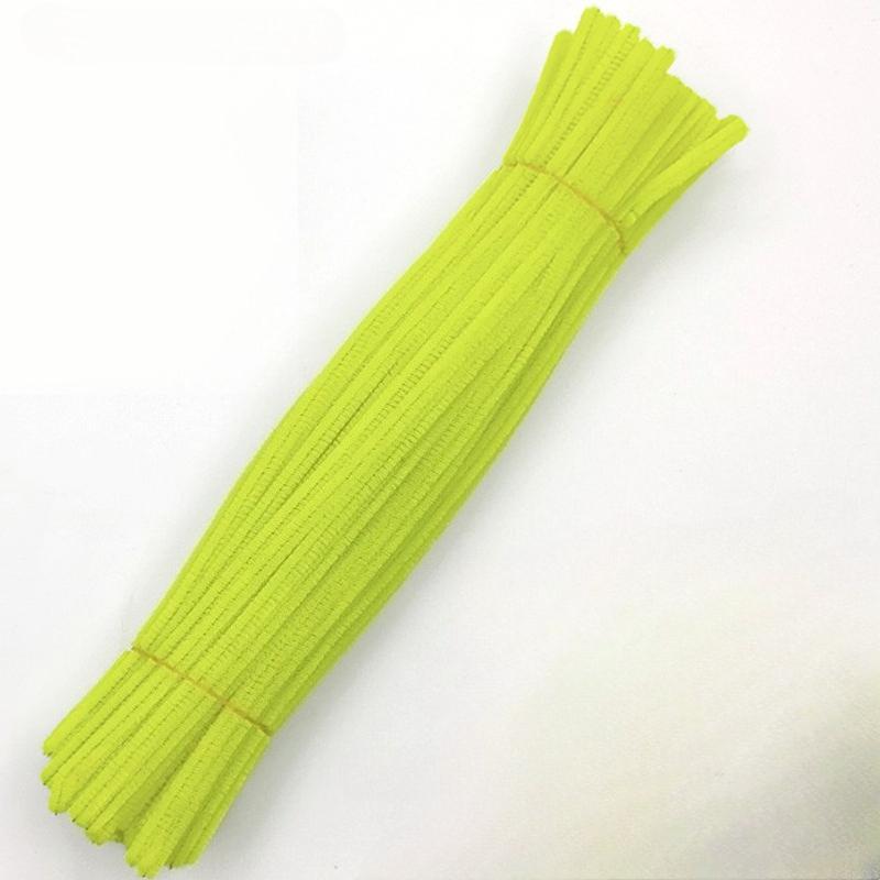 500pcs Chenille Stem Pipe Kids DIY Creative Chenille Sticks Cleaners Kindergarten Educational Handmade Material Plush Strips