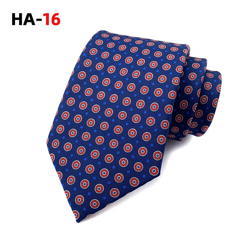 Mode Retro Druck Imitation Seide Stoff Herren Krawatte