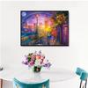5D DIY diamentowe malowanie para pełny wyświetlacz haftowane zdjęcia dżetów
