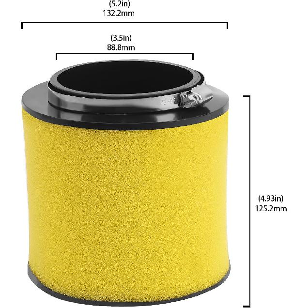 Road Passion 17254-HN1-000 Luftfilter Ersatz für Honda TRX400EX TRX 400 EX 1999-2001 2004 2006-2008/TRX400EX Sportrax 400 EX 1999-2008/