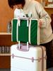 Funnymade Canvas Laptop Bag With Suitcase Attachment [15-17 Inch] 3 Colors