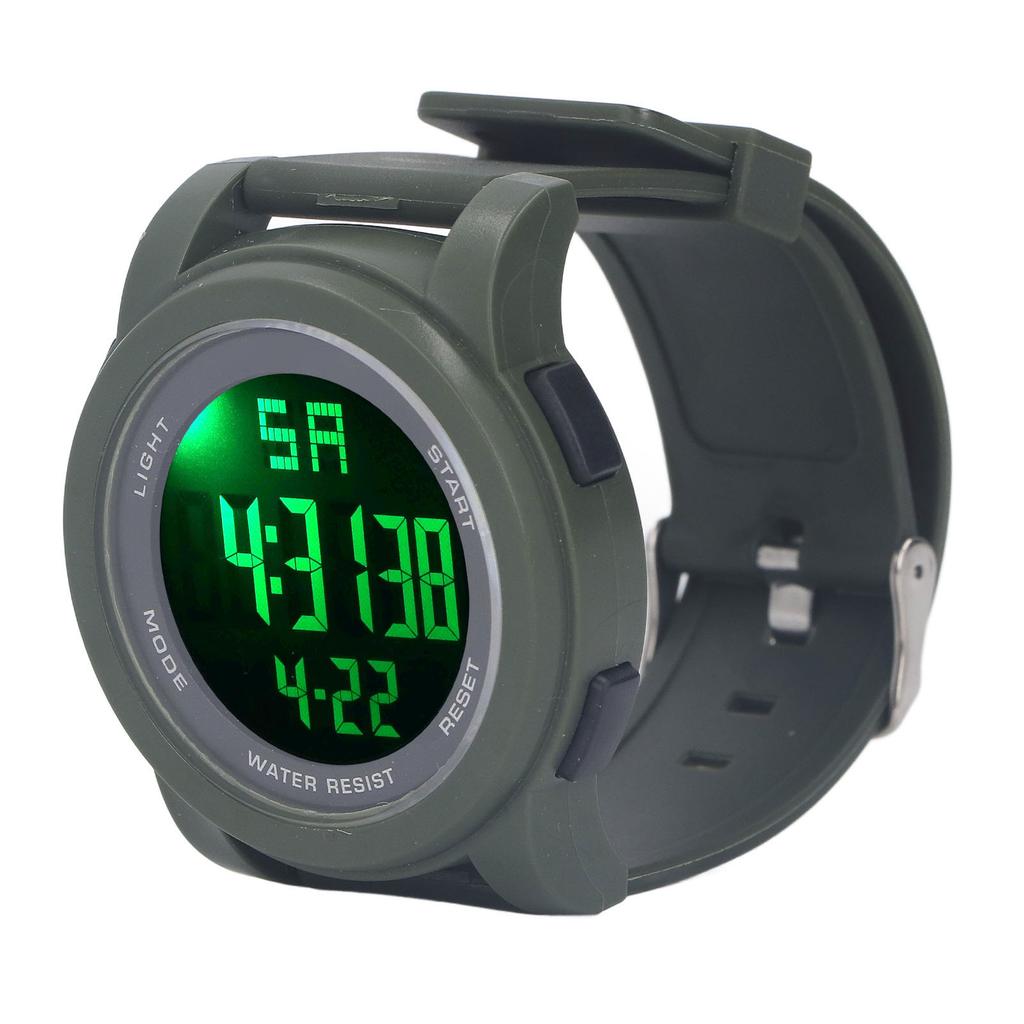 Ceas Sport Digital Multifuncțional Afișaj Mare Luminos 5 Bar Rezistent la Apă Ceas de Înot pentru