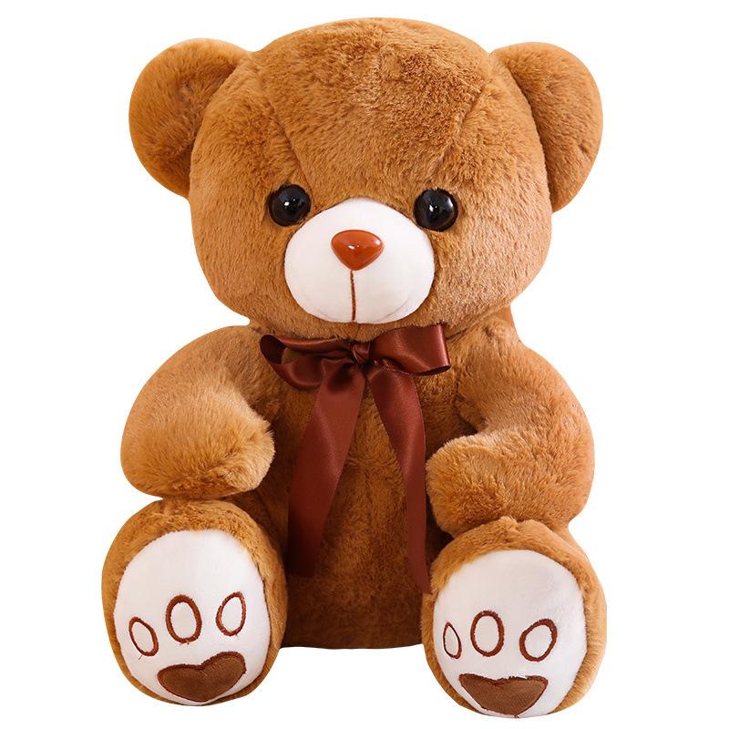 

Cute Hug Bear Teddy Bear Doll Plush Toy Bear Doll Ragdoll Valentine s Day Birthday Gift for Girls 35cm（0.35kg） темно-коричневого