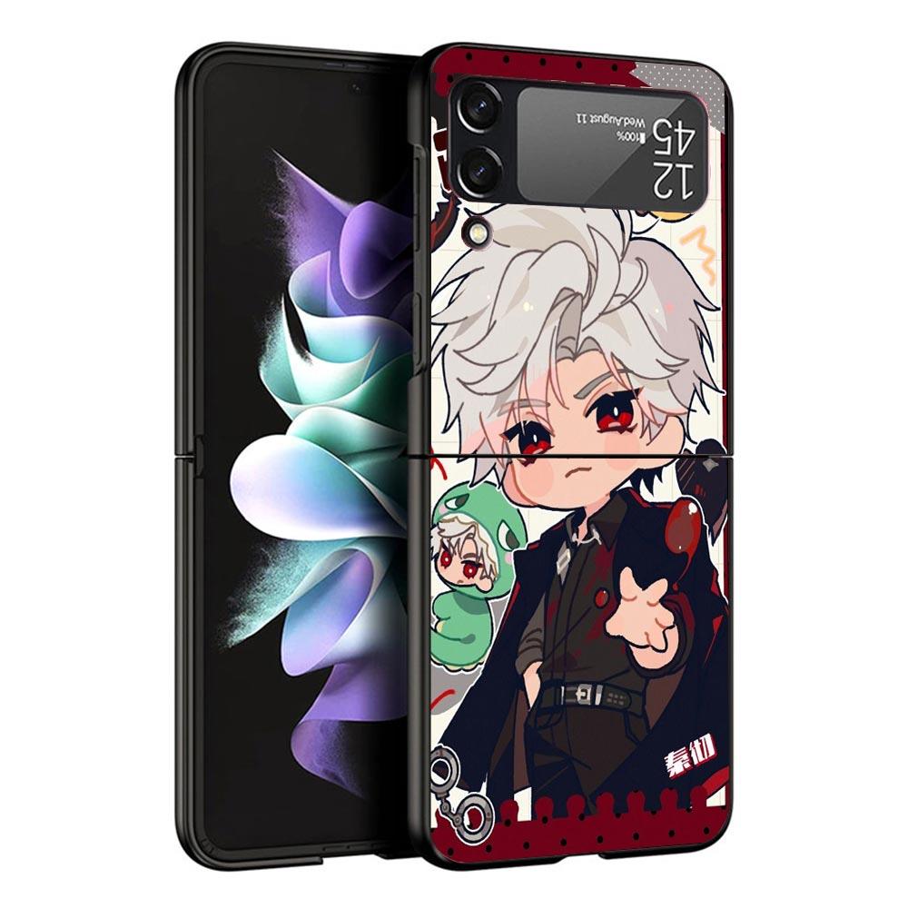 

Love And Deepspace Cute Black Phone Case For Samsung ZFlip7 ZFlip6 ZFlip5 ZFlip4 ZFlip3 5G Hard Protective Galaxy Z Flip 3 4 5 6 Samsung Z Flip 7