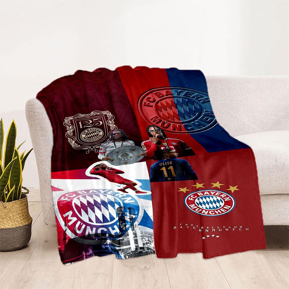 Bayern Munich Blanket Soft & Cozy Great for Office Couch Livingroom for All Occasions Warmthful Decor Gift for Travel Home Birthdays