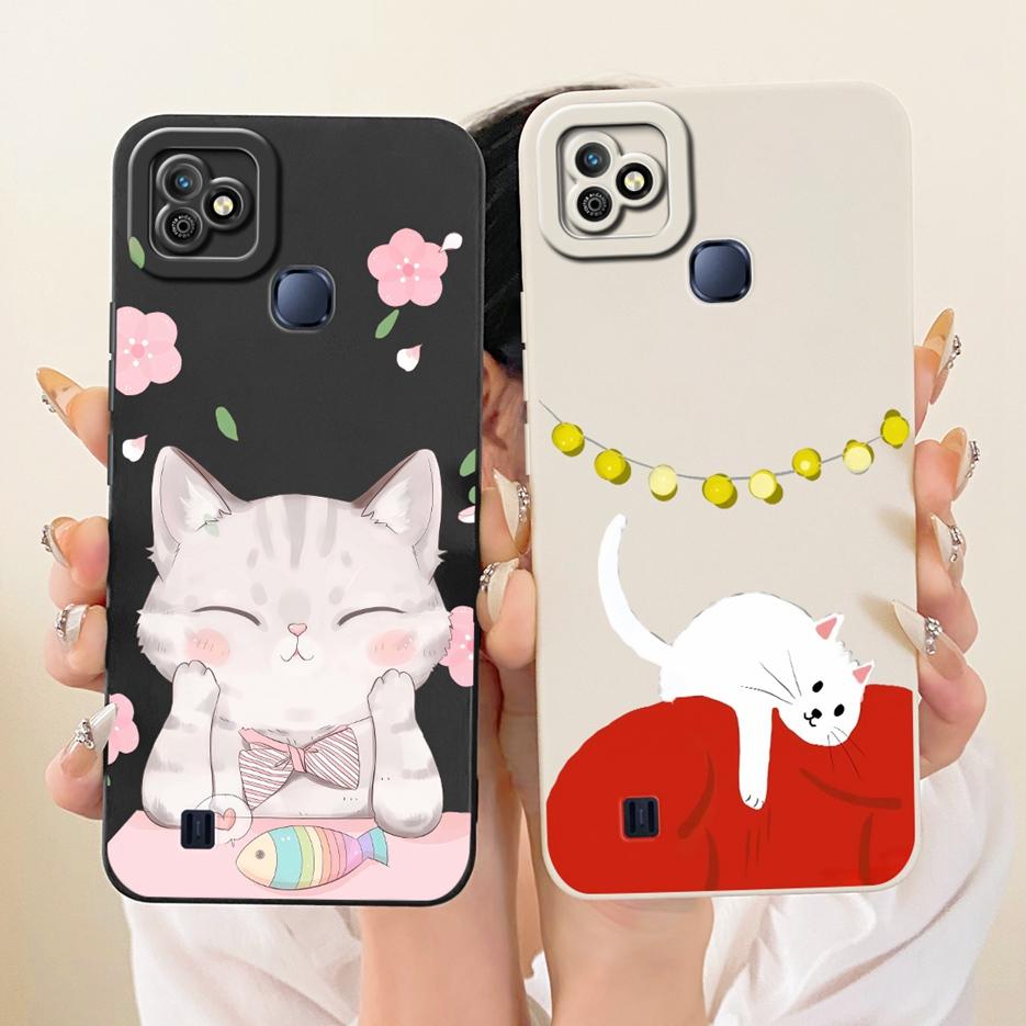 For Infinix Smart  HD 2021 Case X612B X612 Cute Cat Duck Cartoon Cover 6.1'' Soft TPU Phone Case For Infinix Smart HD 2021 Shell