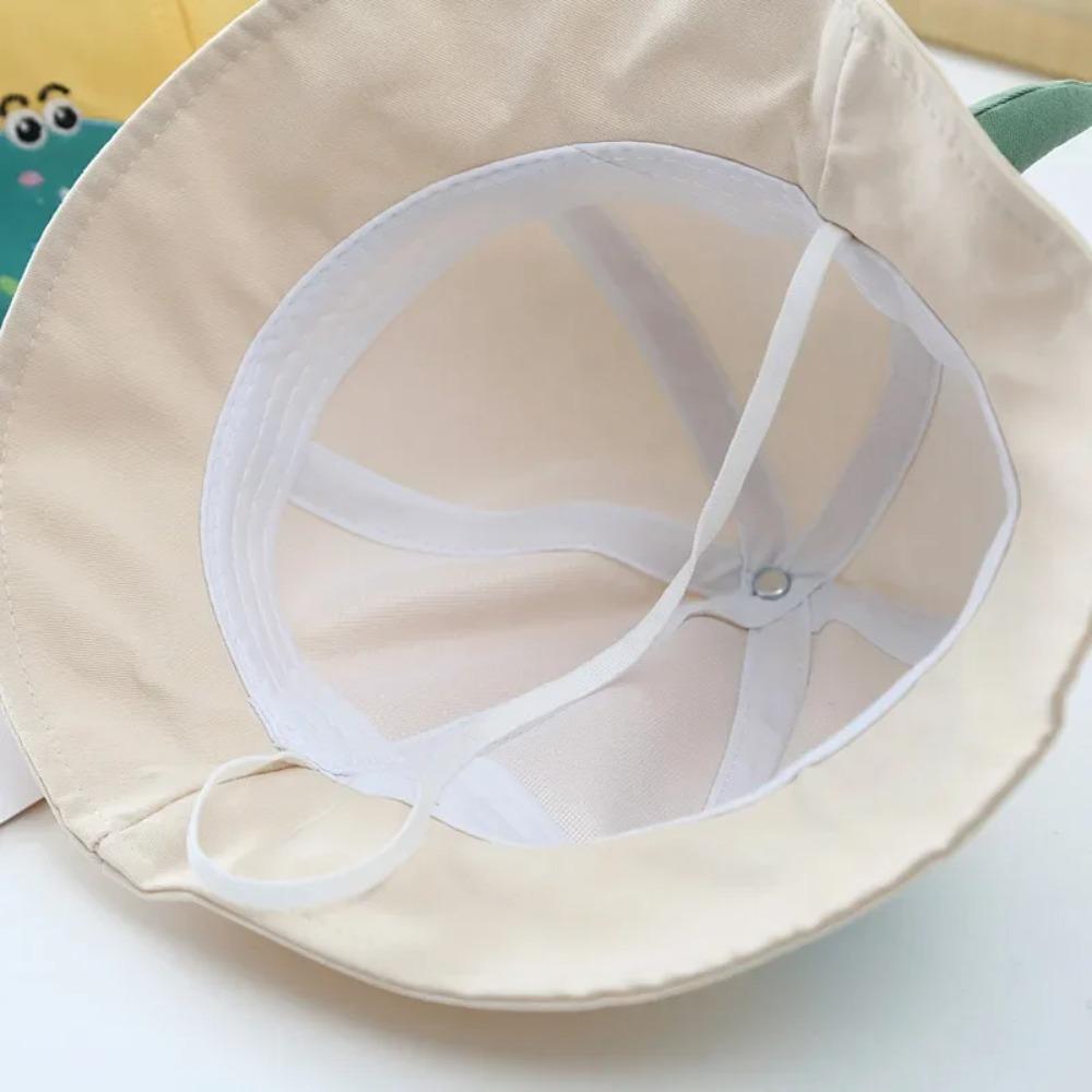 Tecknad Solhatt för Barn Bred Brätte Barn Bassänghattar Ny Tecknad 3D Dinosaurie Babyhatt