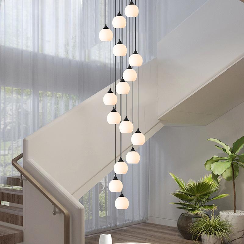 Daguanyuan Staircase Pendant Light Modern and Simple Duplex Staircase Light Bedside Restaurant