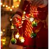 1PC 1.5m 10 lights electroplated star light string Christmas tree pendant ambient light string Interior decoration Christmas