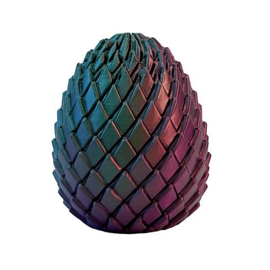 Twist Fidget Dragon Egg Figurine 3D Printed Spiral Dragon Egg Toy Rotating Fidget Puzzle Toy for Stress Relief Easter Basket Stuffers