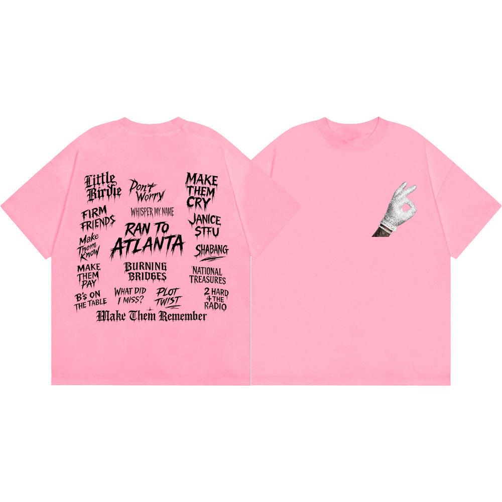 Raper Drake Iceman Merch z albumu Koszulka Męska Damska Hip Hop Vintage Krótki Rękaw Koszulka Wysokiej Jakości Moda Oversize Koszulki