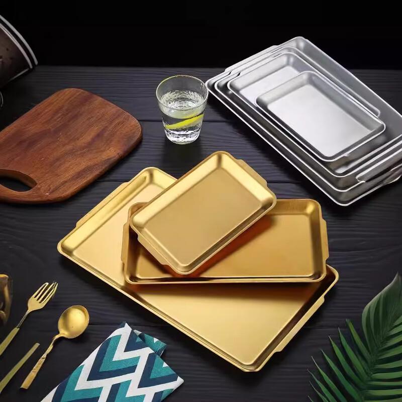 KANGMO Korean Style Rectangular BBQ Roasting Tray