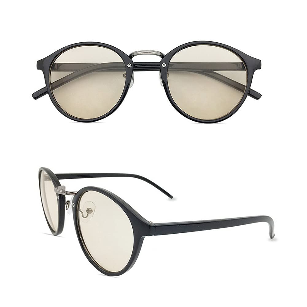 Croogo Sunglasses with Colored Stylish Round Pollen Fashion Case Included Lenses, Unisex, Shape, Lightweight, Protection, Accessory,