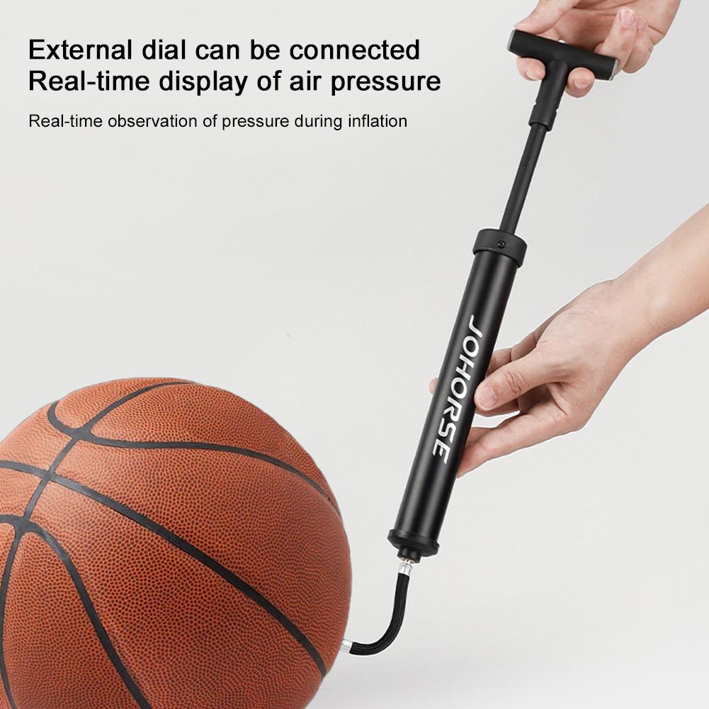 Ruční pumpa na míče Přenosná pumpa na fotbal Kompaktní pumpa na sportovní míče Multifunkční pro basketbal fotbal volejbal