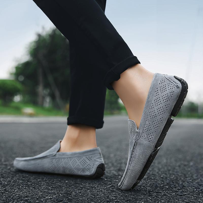 Men’s Moccasins Penny Wildsmith Loafer Driving Gommino Comfort Flats Casual Slip-ons Plus Size Suede Shoes for Men Over Sized