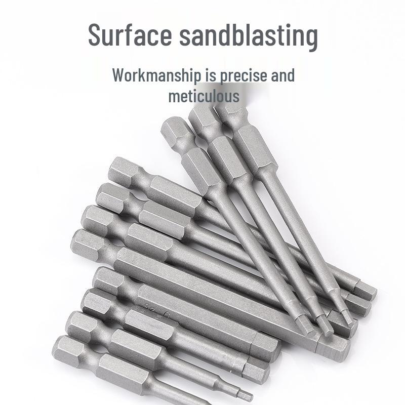 Alloy Steel Magnetic Hexagon Electric & Air Screwdriver Bit Set