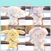 Cute Sanrio Characters Plushies Kuromi Cinnamoroll Melody Backpack Keychain