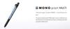 Tombow Pencil Pen MONO Mono Graph Multi Black Multi-function 2&S+Eraser CPA-161C