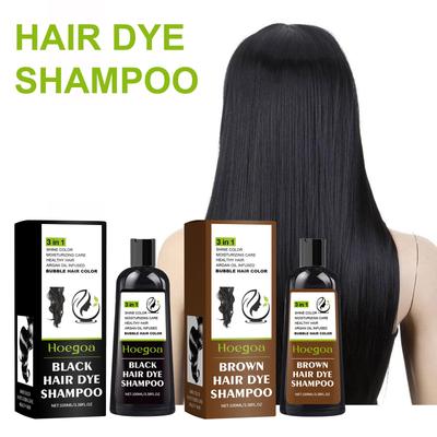 HOEGOA Gentle Bubble Hair Dye Shampoo - Moisturizes, Cleanses, and Colors Without Damage