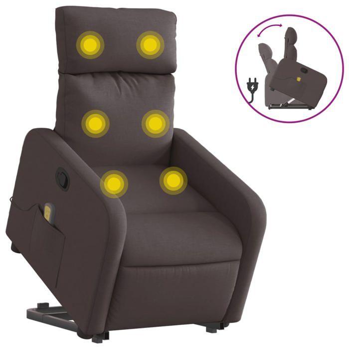 VidaXL Reclining Massage Armchair, Relaxation Chair with Adjustable Backrest and Footrest, Living Room Seat 3206713