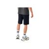 adidas Breathable Lace-Up Mid-Waist Fitted Casual Shorts Unisex Shorts Black White S21ATMSH3T-BW