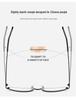 Stylish Black Frame Anti-Blue Light Reading Glasses for Women & Men