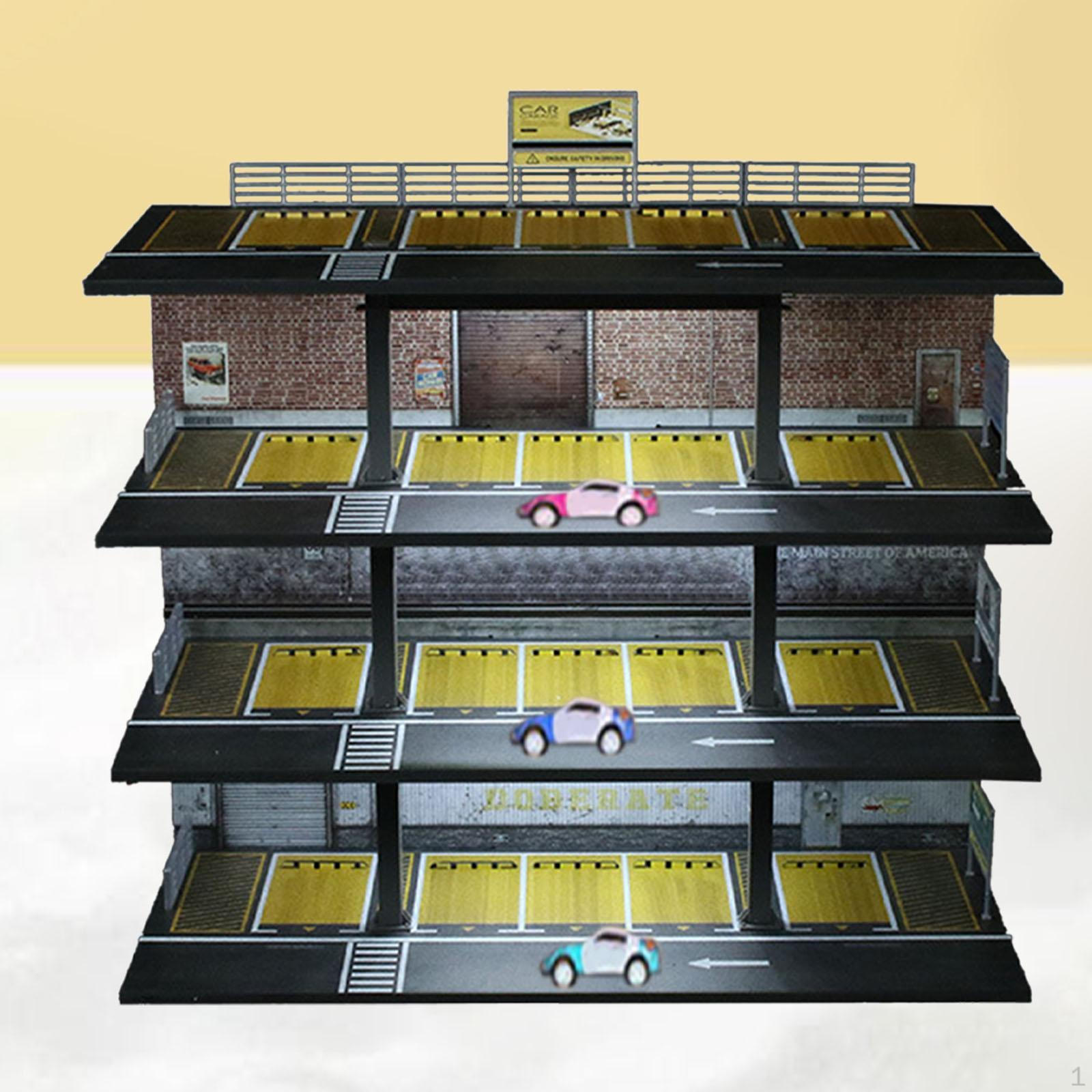 

Масштаб 1/64 литая модель автомобиля витрина настольный декоративный стенд с парковочным местом транспортное средство American