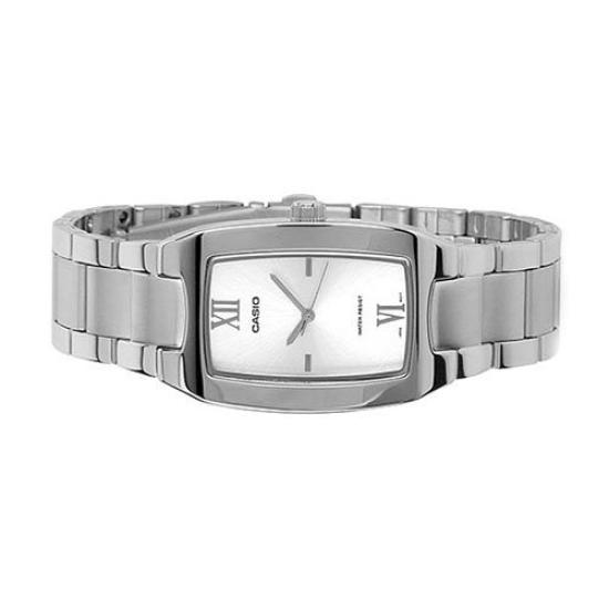Casio analog stainless women's watch, steel, silver, LTP-1165A-7C2, silver, casual.
