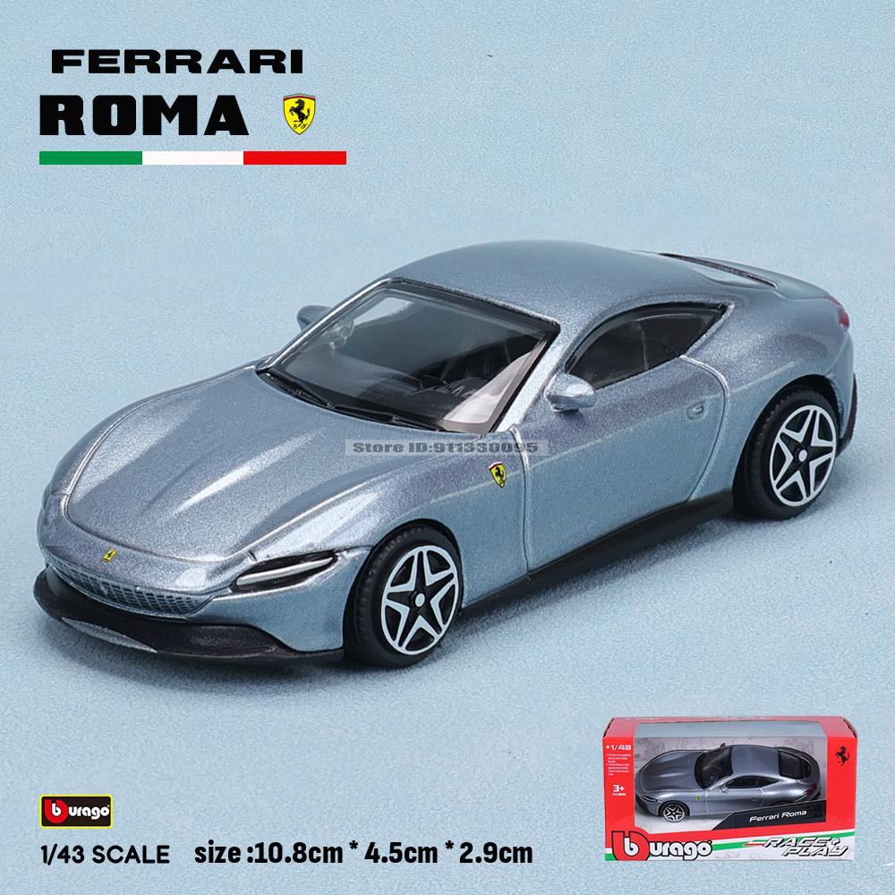 Bburago 1:43 Multiple styles Ferrari Purosangue sp2 488GTB 250GTO SF90 ROMA alloy luxury car die-casting car model toy gift