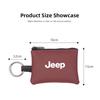 For Jeep Car Key Coin Purse Storage Bag Card Bag Portable Small Bag For Jeep Renegade Wagoneer Avenger Recon Wrangler JK Glad