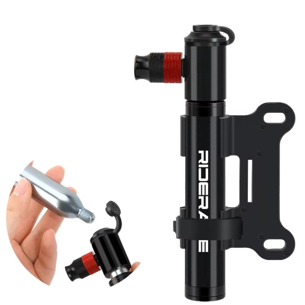 Black Manual Air Pump Lightweight Schrader Presta Valve New Bike Air Pump  Bicycle Accessories