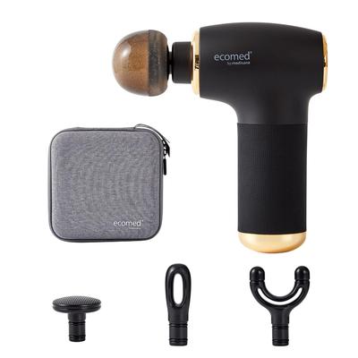 Medisana Myofascial Release Gun, Handy Silicone Gun with 4 Attachments, 4 Levels of Vibration, Mini, Lightweight, Includes Pouch, Type-C Charging