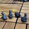 4Pcs Cats Shape Dressers Knob Kitchen Cabinet Door Handle Wardrobe Pulls Simple Drawer Knob Unique Furniture Hardware