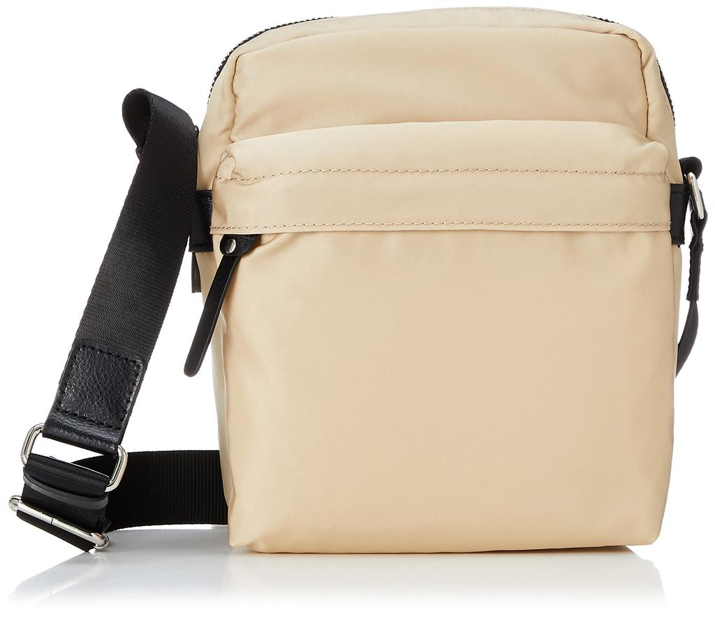 Shoulder Bag Front Pocket Mini Shoulder Bag for Light Beige [Isaac] [LIMONTA] Women, (24)