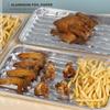 40pieces Aluminum Foil For Outdoor Cooking Disposable Aluminum Foil Barbecue Grilling Trays Safe