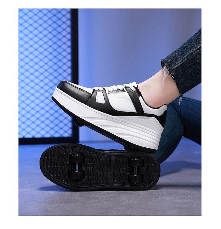 Roller Skate Shoes with Rechargeable LED Lights for Kids and Adults