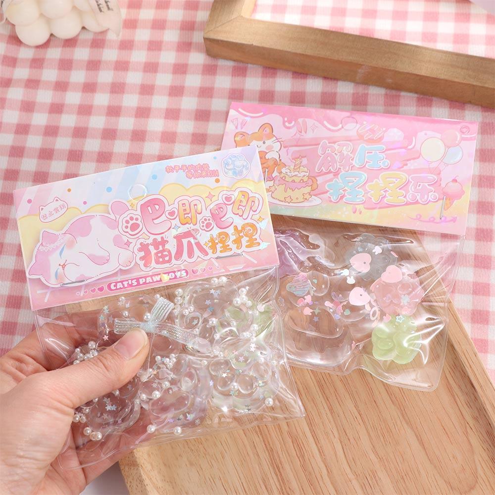 

Kneading Luminous Cat Paw Squeeze Toy Slow Rebound Cat Paw PinchToy Practical Jokes Style A