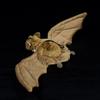 ZHONGXIN MADE Fladdermus Brun Plyschleksak Naturlig Fladdermus Mjuk Plyschleksak Dekoration Fest Halloween Kram Djur Mjuk Fluffig Söt Figur Sovkudde