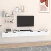 VidaXL Wall Cabinets 2 Pcs White 102x30x20 Cm Engineered Wood 3115900