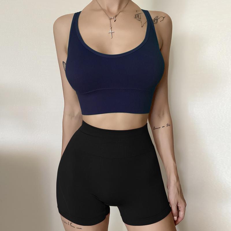 Women Sports Bra Push Up Crop Top Female Slim Fitness Bras Athletic Sportswear Sexy Running Bra Cross Bandage Sport Bra