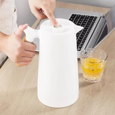 2024 1L Thermos mit großer Kapazität Nordische Isolierkanne Haushaltsisolierkanne Glasinnenteil Thermos Heißwasserflasche für
