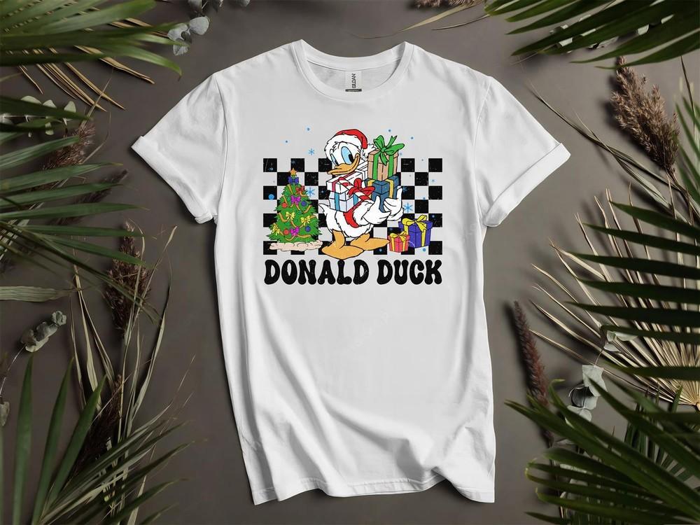 Donald Duck Christmas Tshirt T shirt Men Women Unisex Tshirt L4 Unisex T-Shirt M