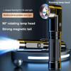Outdoor Tactical Super Bright LED Flashlight USB Rechargeable Magnetic Work Light Camping Emergency Torch WaterproofAuto Repair
