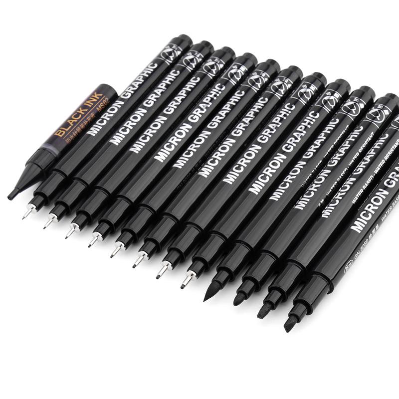 Gundam Model Water-based Needle Pens for Sketching, Tracing, and Drawing Manga