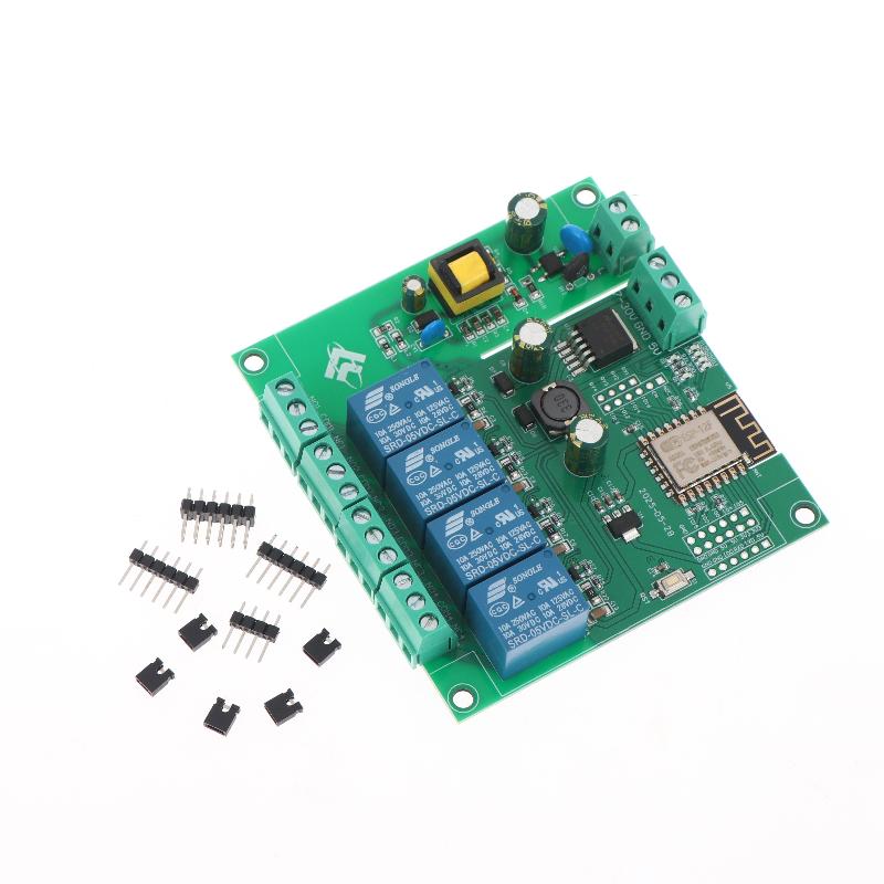Esp8266 4-Kanal Drahtloses Wifi Relaismodul Ac-Dc Schaltnetzteilmodul Esp-12F Wifi Entwicklungsboard Für Arduino