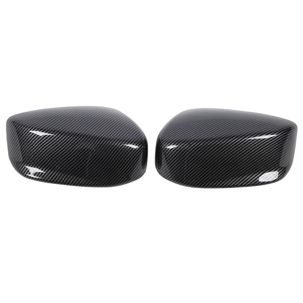 1 Paar Seitenspiegelkappenabdeckung im Carbenfaser-Stil für Seitenrückspiegelabdeckungen für Accord 2008 bis