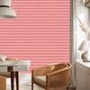 Zigzag Coral and Red Wallpaper for Living Room and Bedroom 50x1000